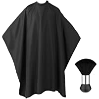 Los mejores  - Frcolor Peluquería Cape Salon Cape Peluquería Delantal Vestido largo de corte de pelo negro- Cepillo para plumero…